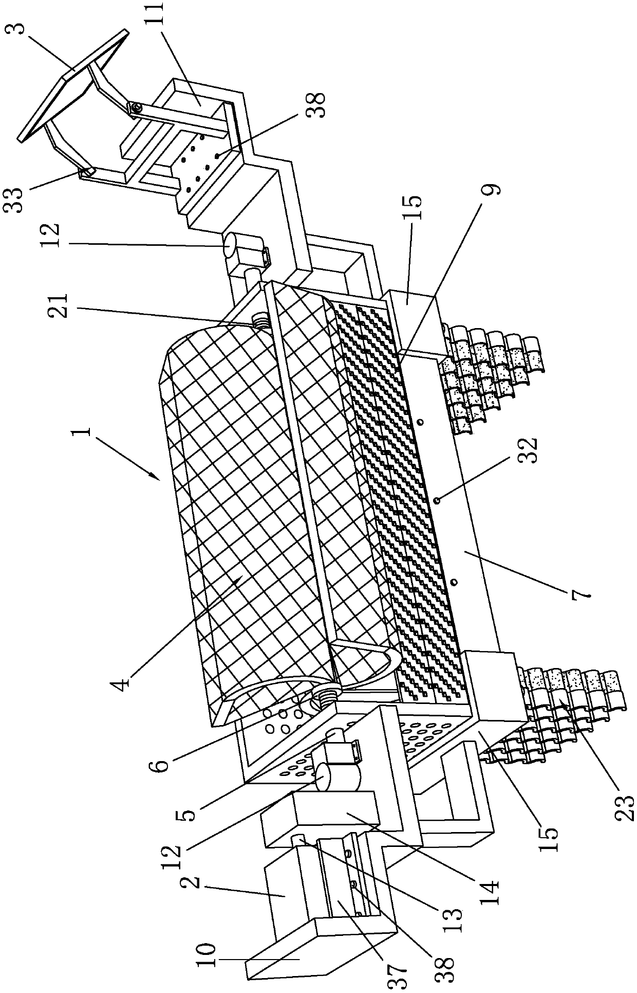 Water quality treatment device for reservoir and installation method thereof