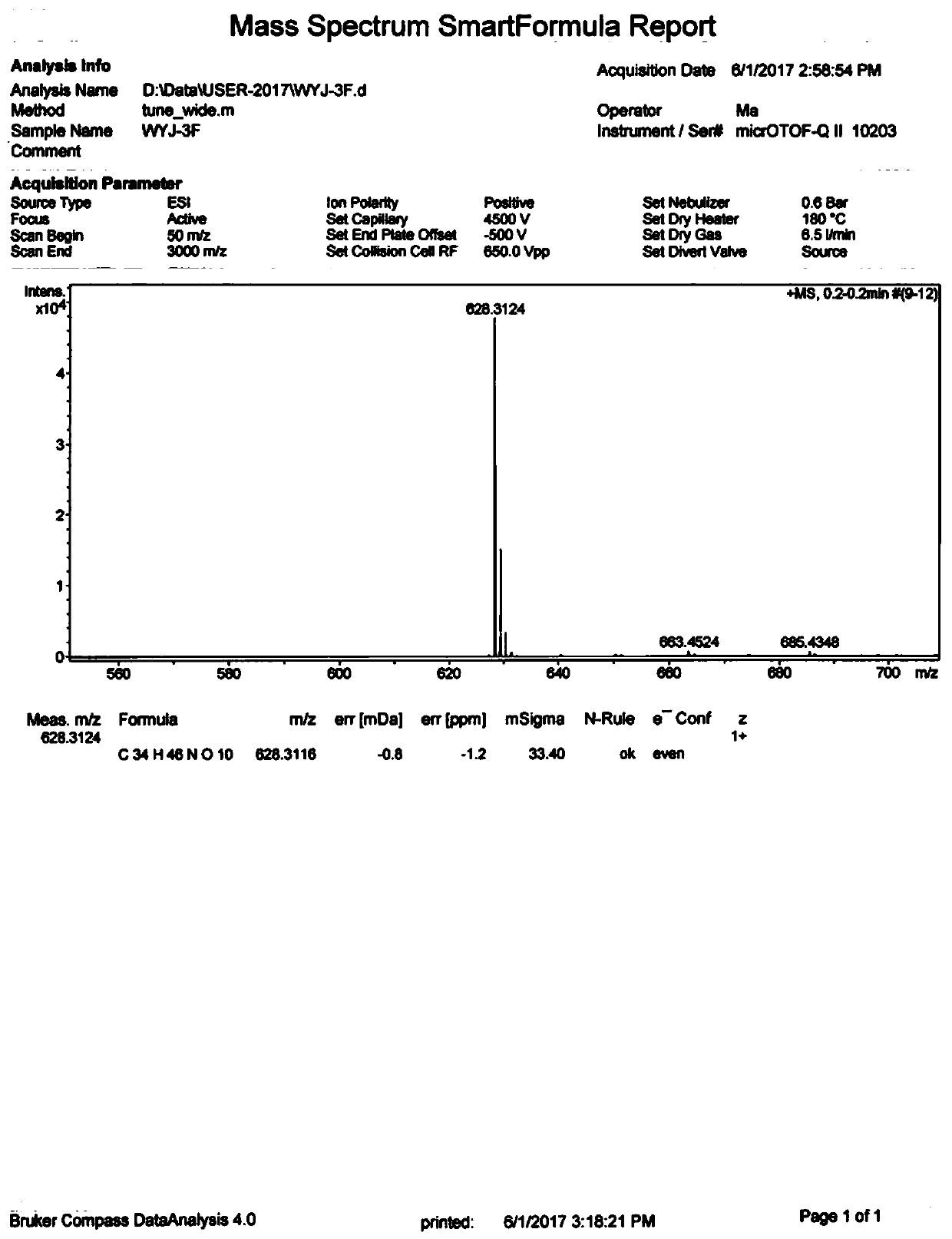 Pyrolytic diterpene alkaloid compound, and preparation method and application thereof