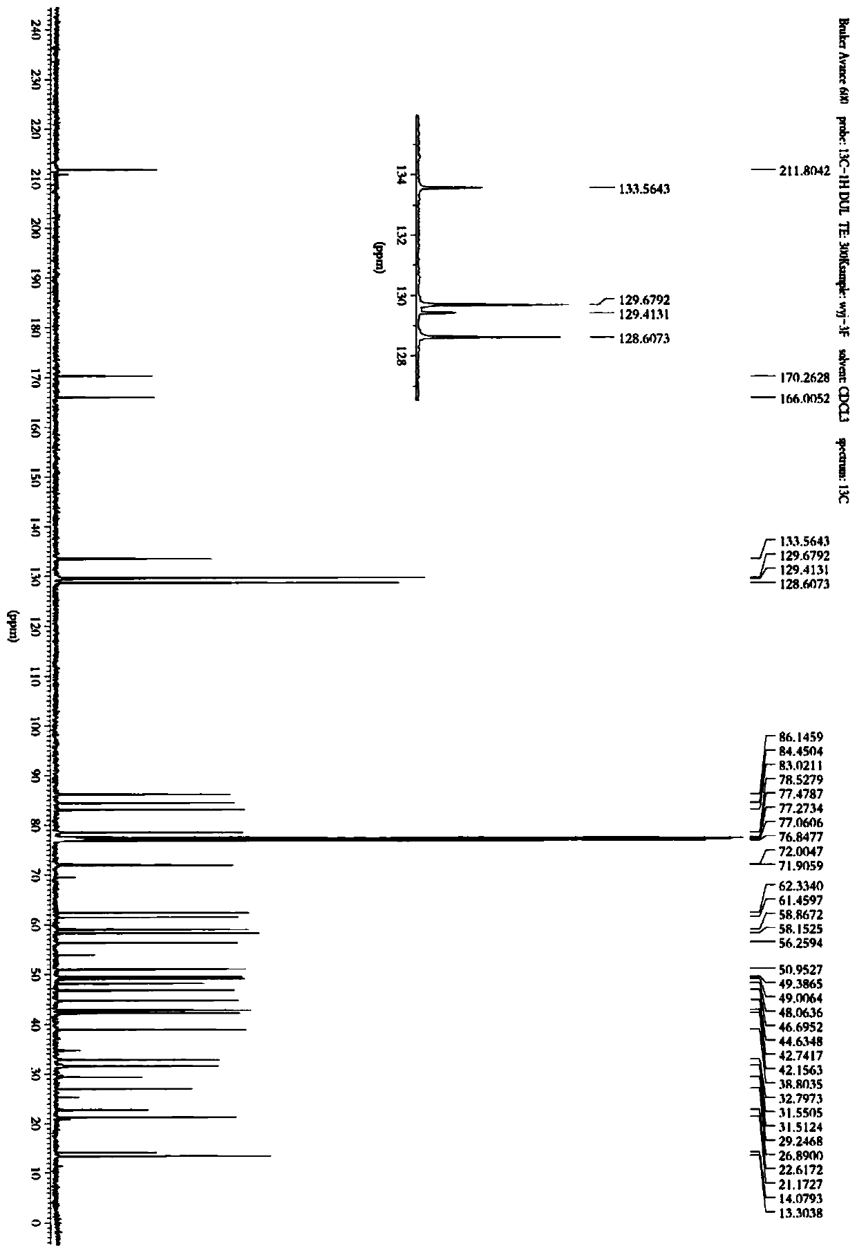 Pyrolytic diterpene alkaloid compound, and preparation method and application thereof