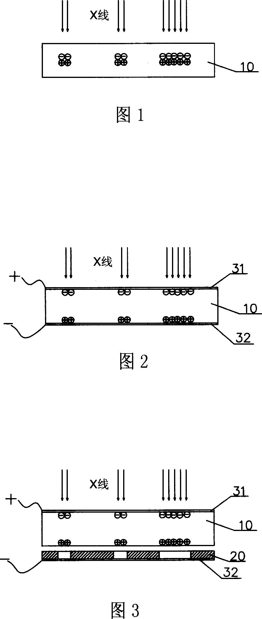 X-ray detecting method and X-ray detector therefor