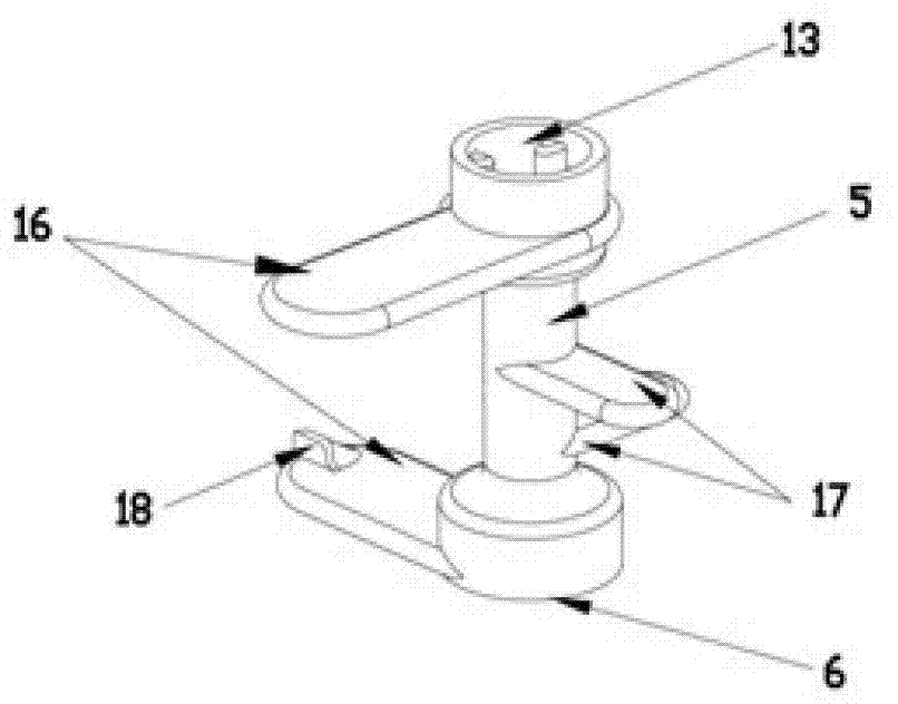 A crushing and stirring type dough kneading device