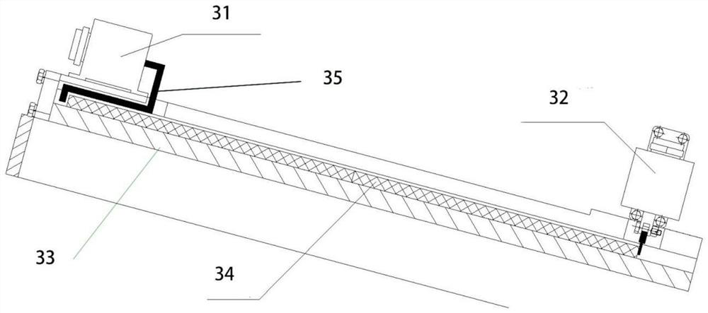 Borneolum sheet leading-in device