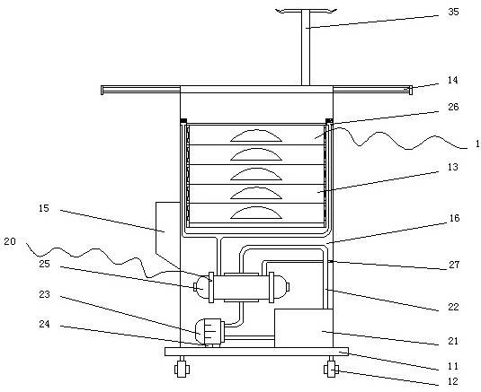 Tool storage device for surgical operation