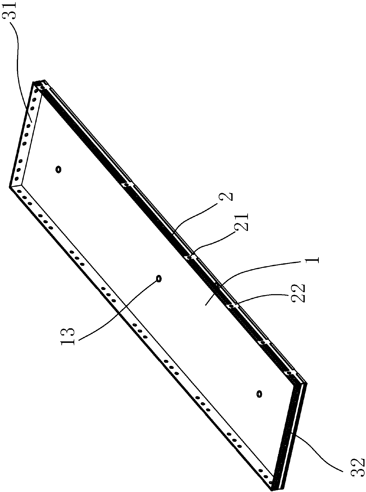 Light construction aluminum alloy template