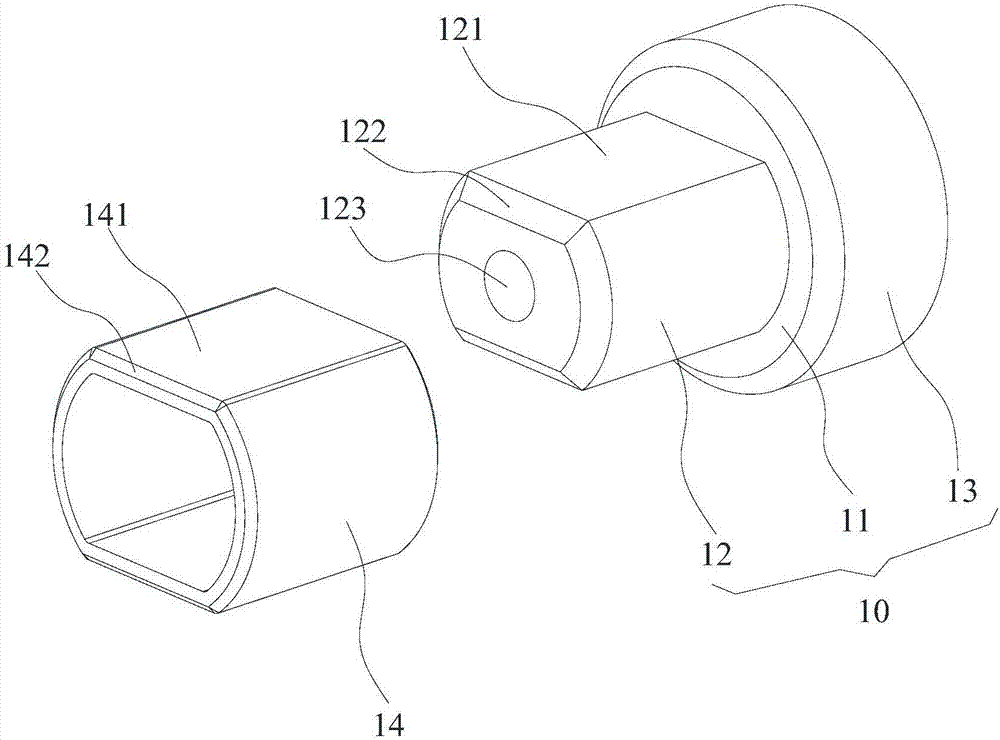 Gear box and shaft body structure thereof