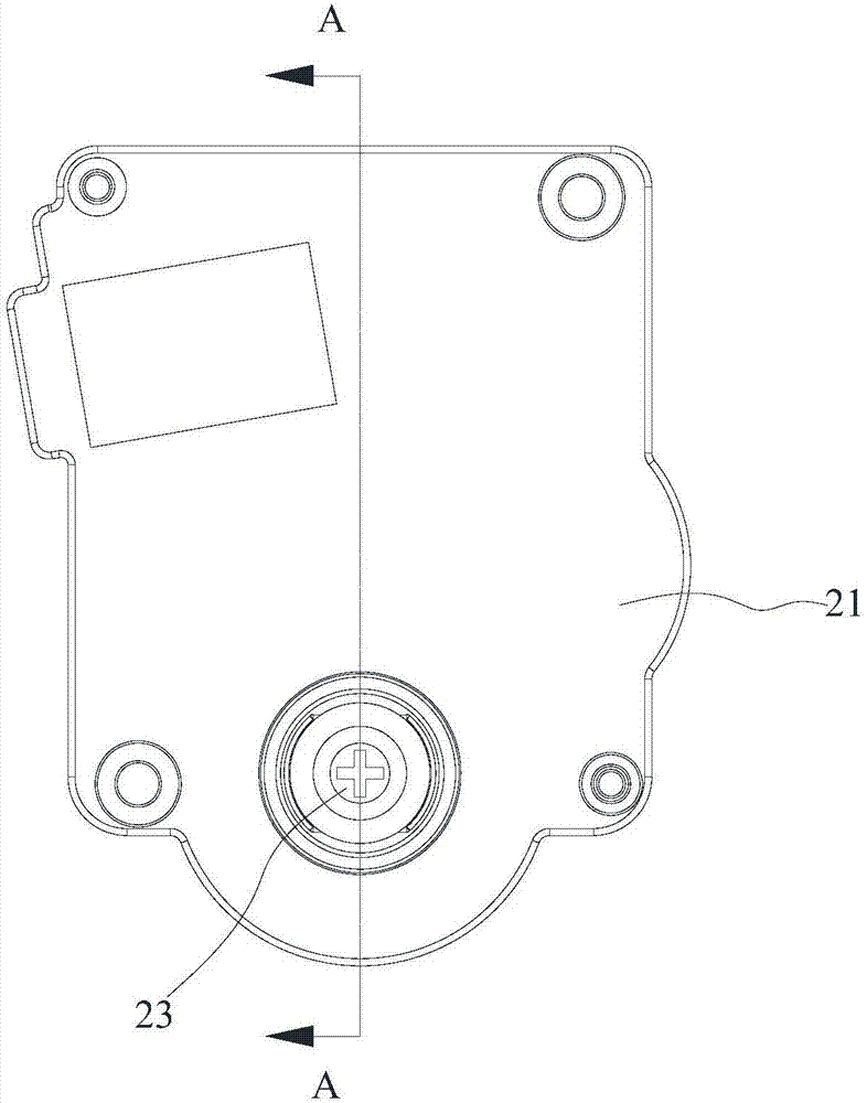 Gear box and shaft body structure thereof