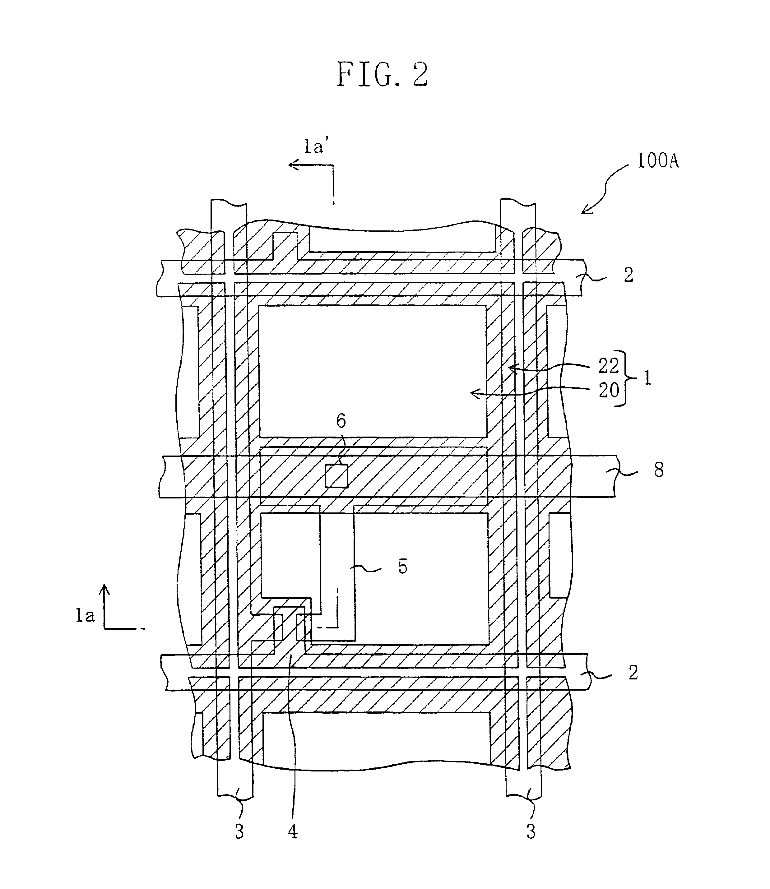 Liquid crystal display device with a light diffusion layer in the reflection region alone