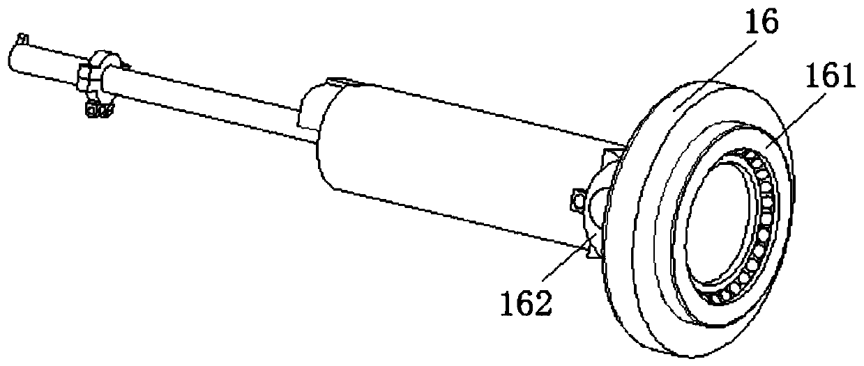 Experimental device for service reliability of composite blades under shock, vibration and high temperature excitation