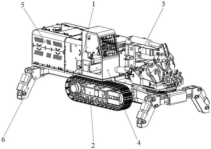 Intelligent roadway slotting robot