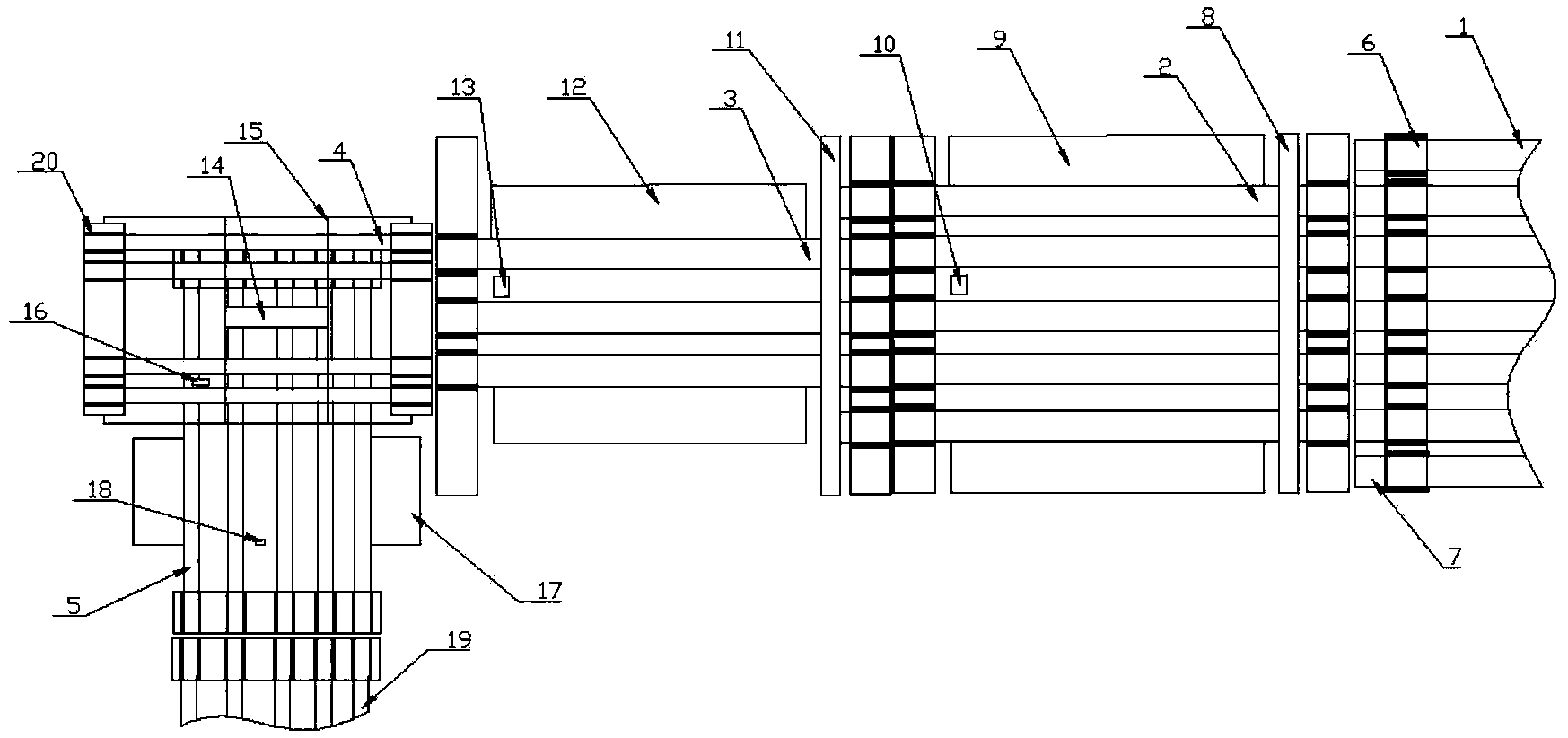 All-automatic pancake folding production line and application thereof