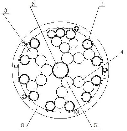 Variable-speed multi-spindle device of drilling machine tool