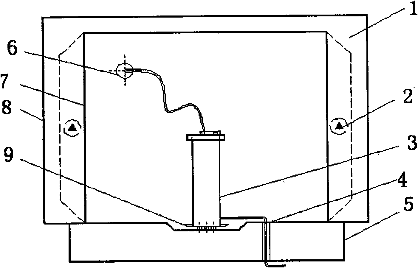 Online ultraviolet microwave combined digestion pool