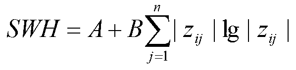 Navigation X-band radar wave height inverse calculation method based on information entropy