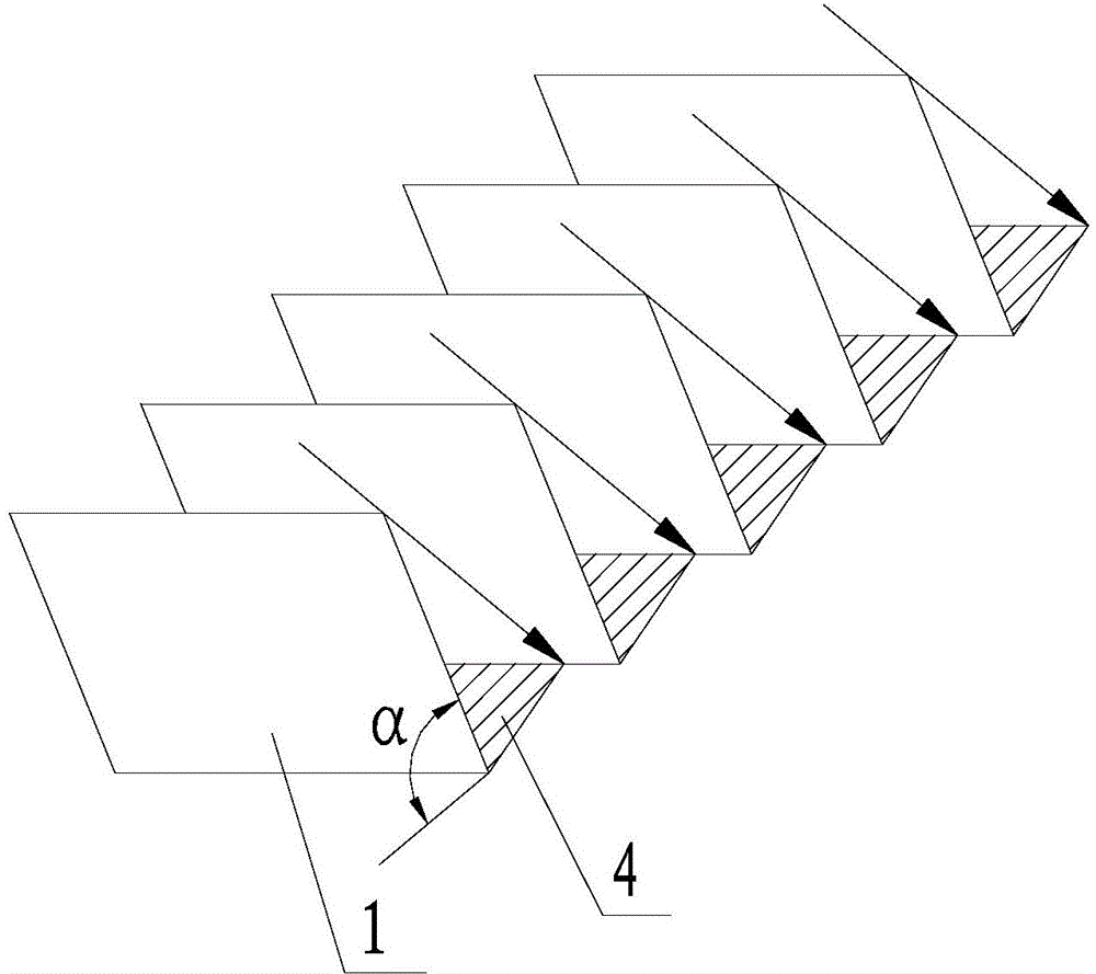 Array type photobioreactor light splitting method