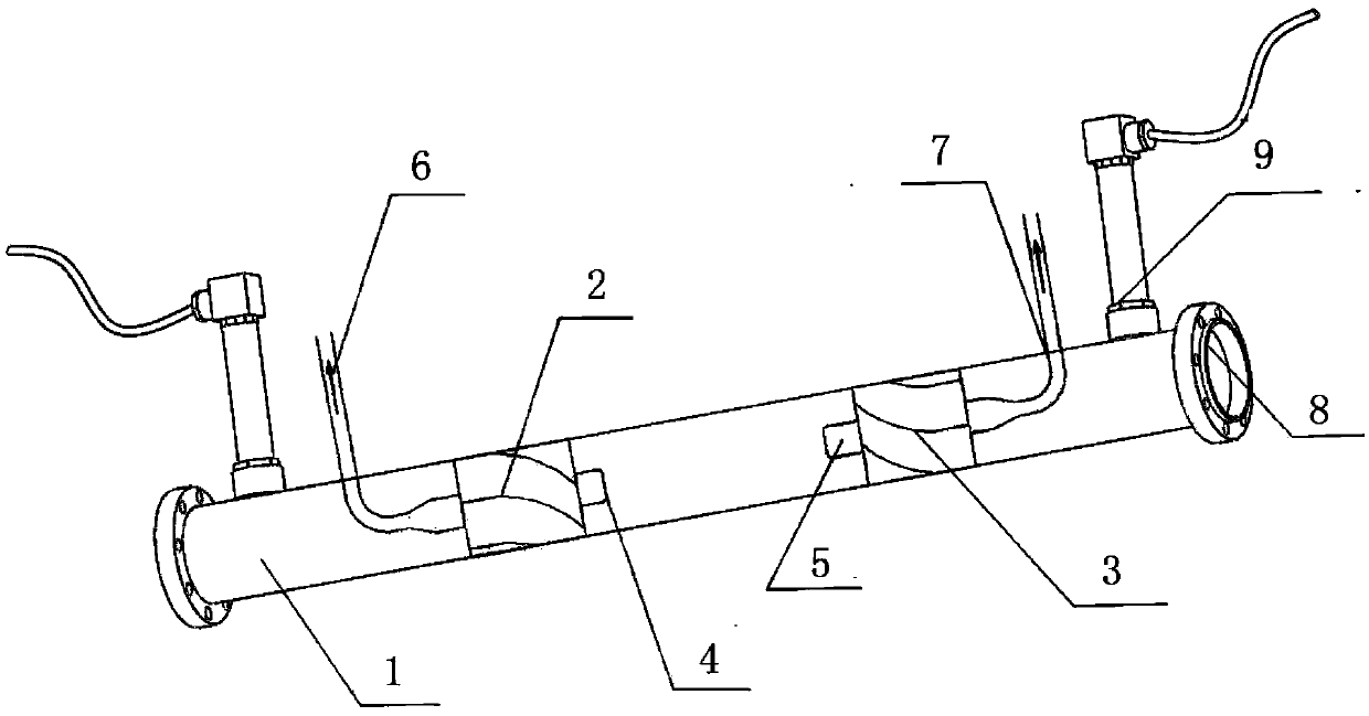 Spiral blade type small-size air bubble separation device