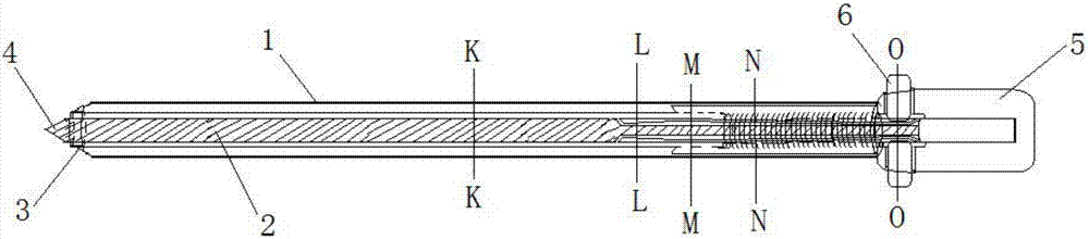 Self-retraction puncture core