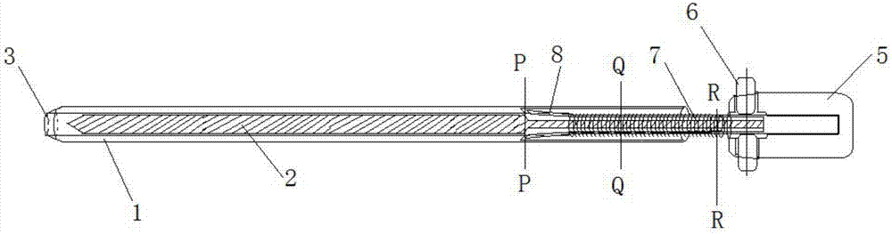 Self-retraction puncture core