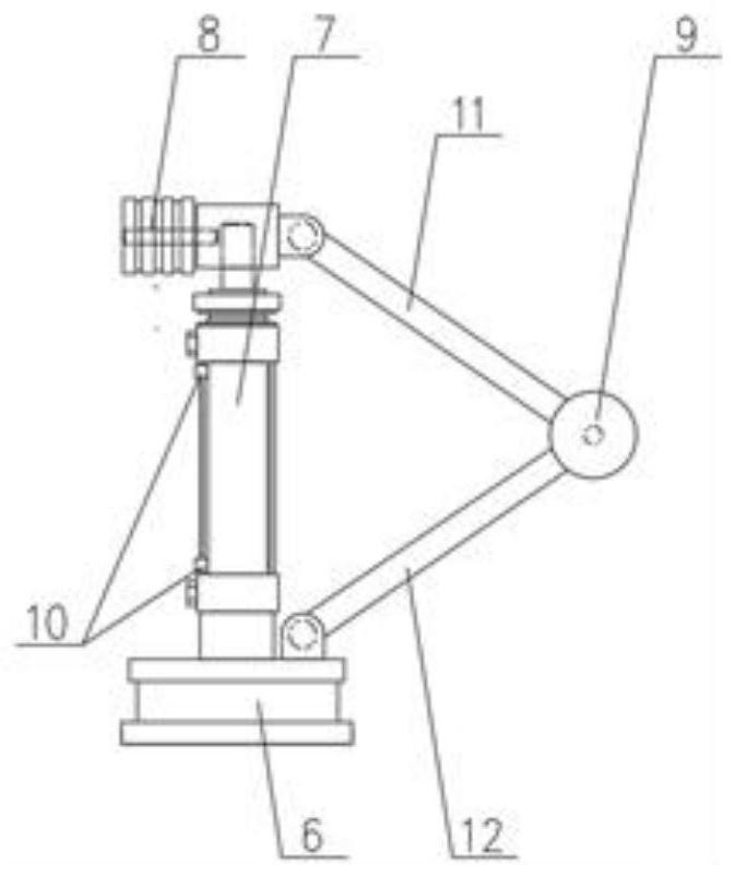 Diameter detection method and device suitable for cast pipe production line