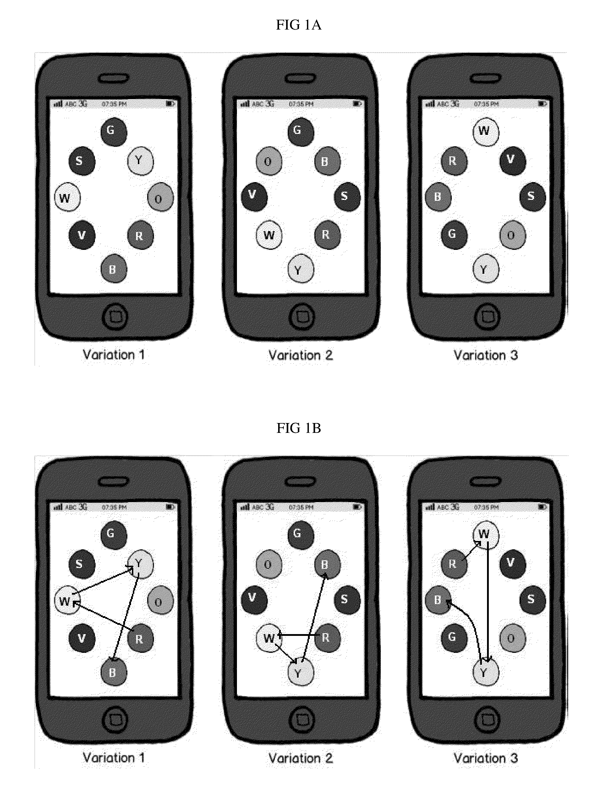 Dynamic Patterns for Mobile Device Authentication