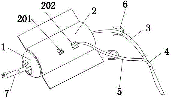 Pull-out type negative pressure medical sponge stirring and scraping device