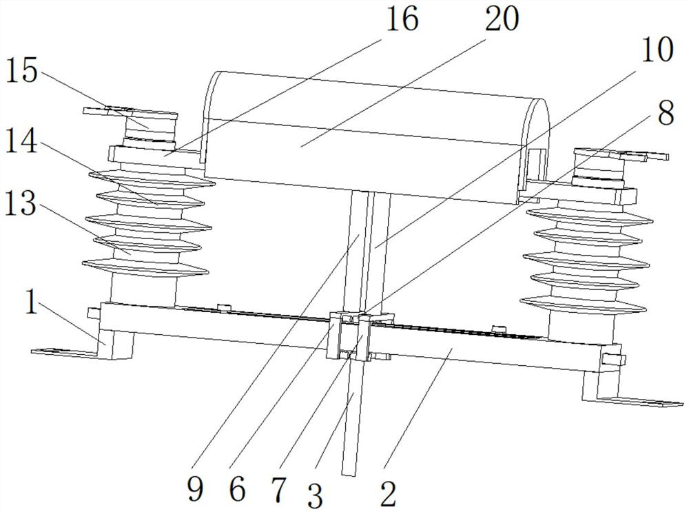 Single-grounding high-voltage isolation switch of power system