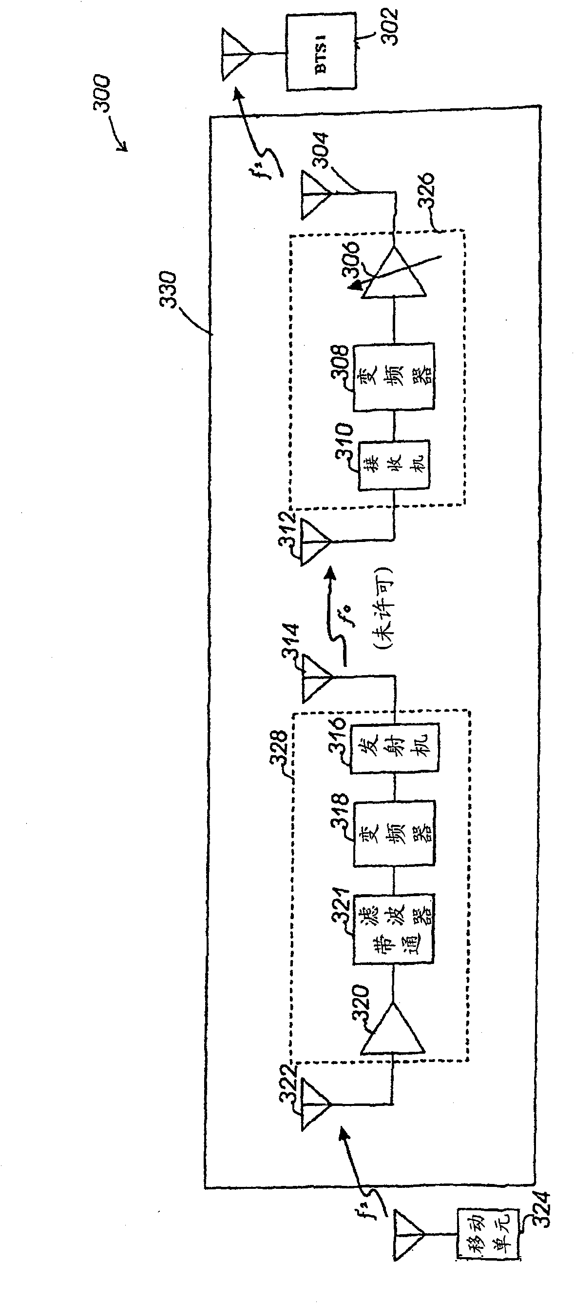 Short-range cellular booster