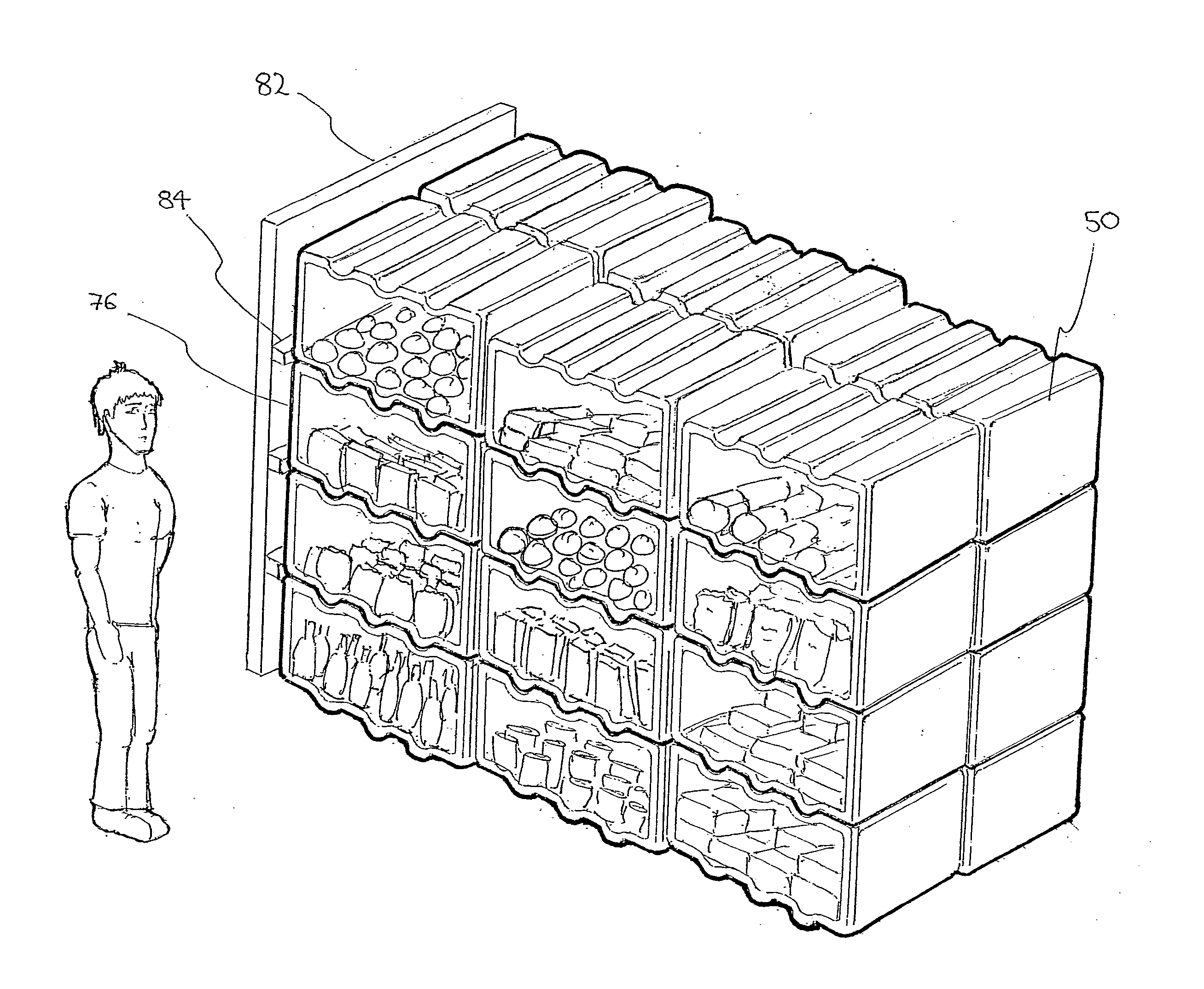 Method And Apparatus For Displaying Articles For Sale Within A Shelf Structure