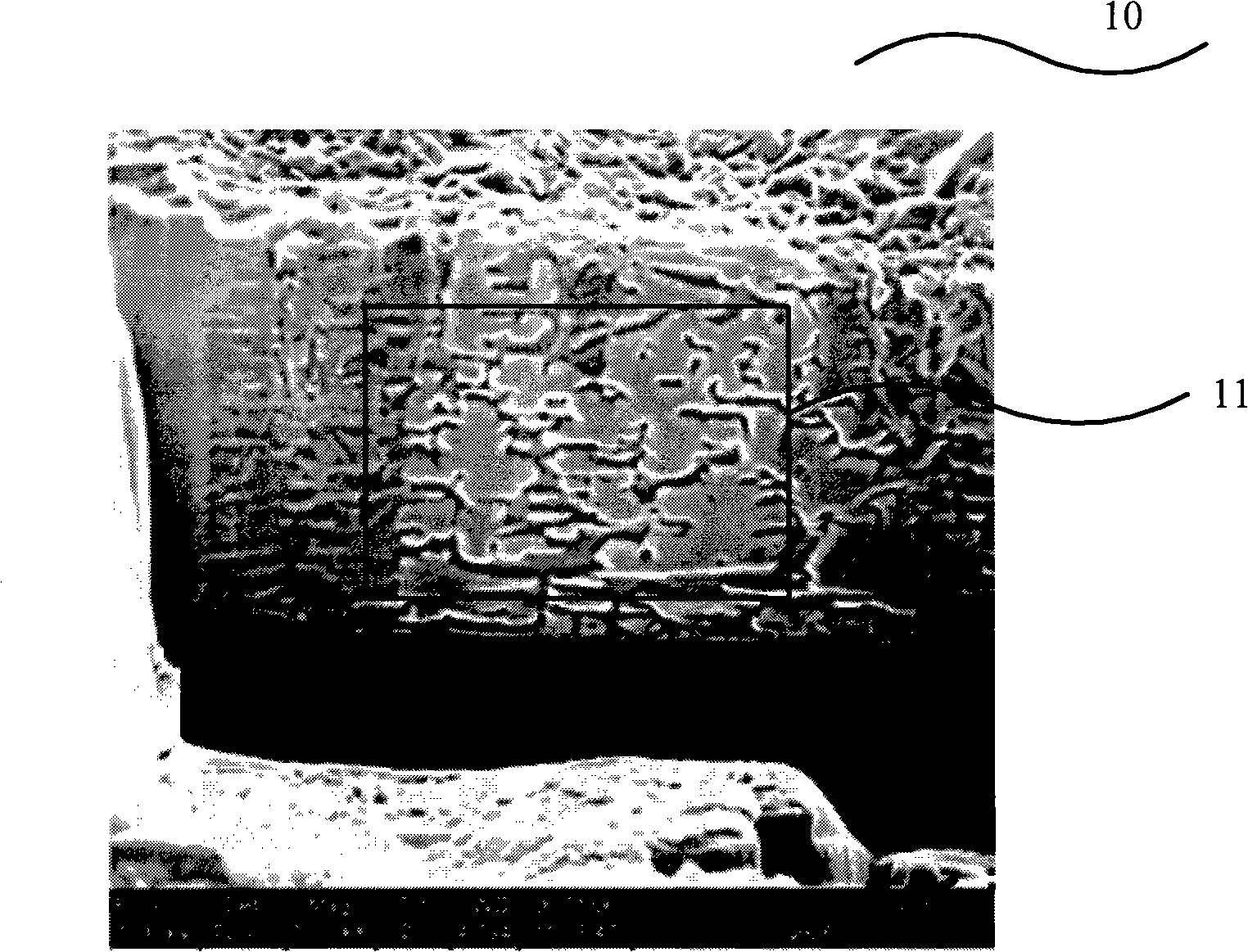 Aluminum cushion layer etching method and bump formation method