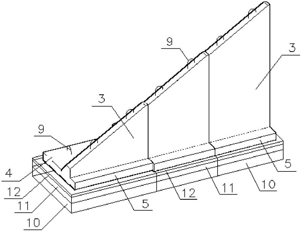 Assembly-type reinforced concrete splay wall-type inlet and outlet of culvert and construction method