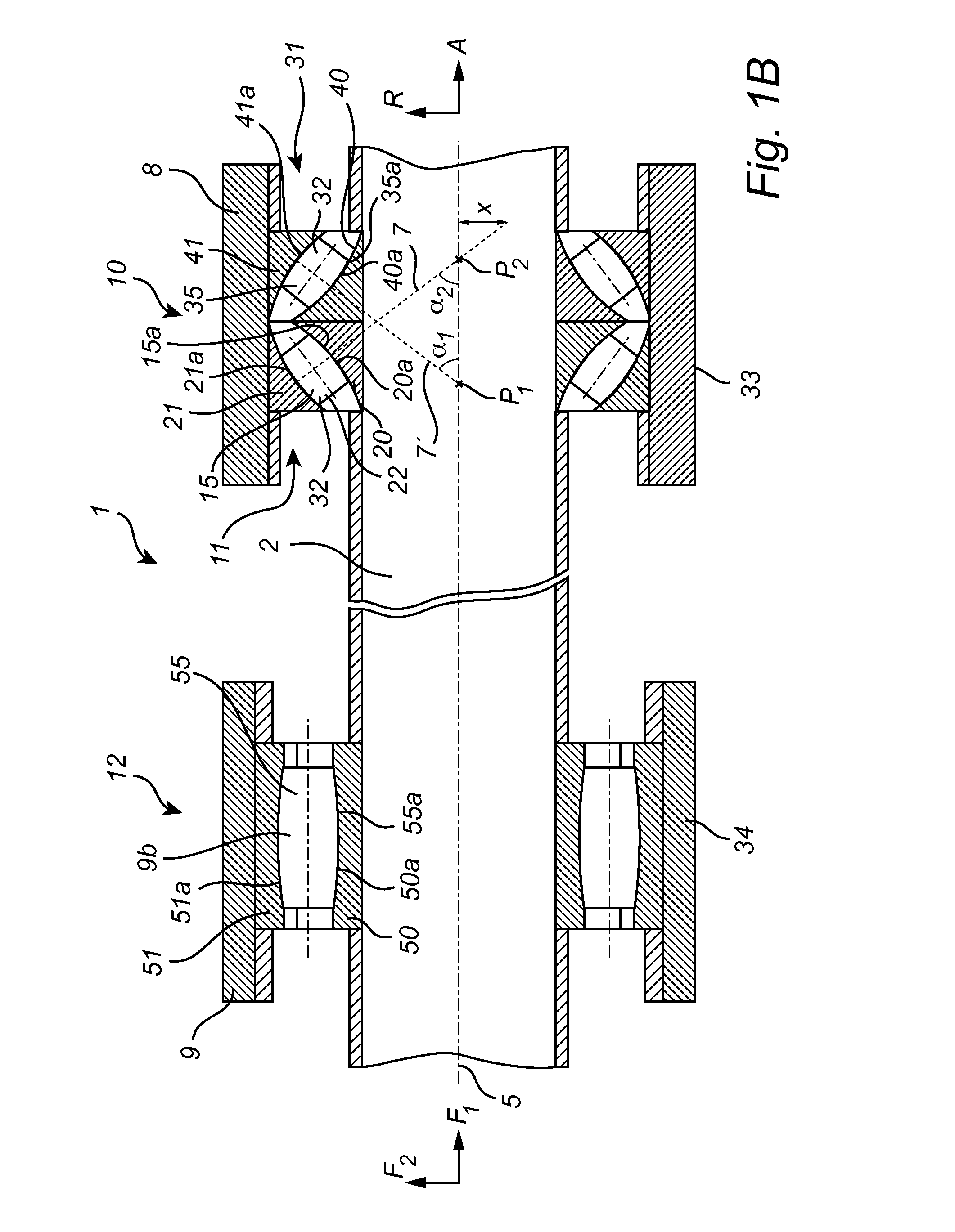 Bearing arrangement for fluid machinery application