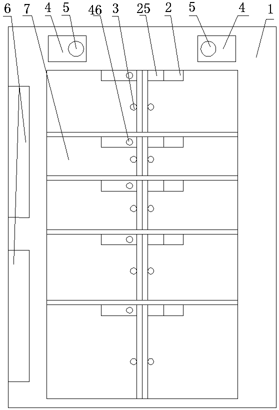 Medicine storage cabinet for protecting health of prisoner