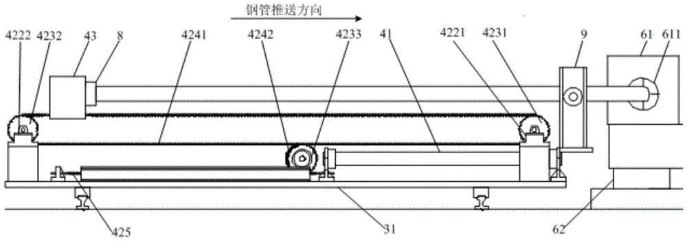 Induction heating pipe bending machine