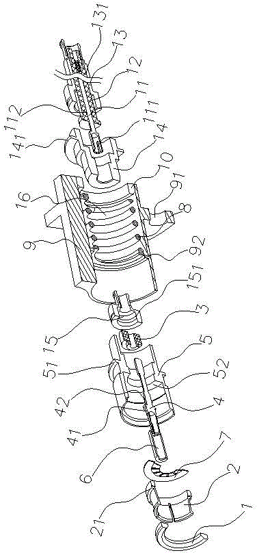 Multi-split bidirectional-floating onboard radio-frequency coaxial connector