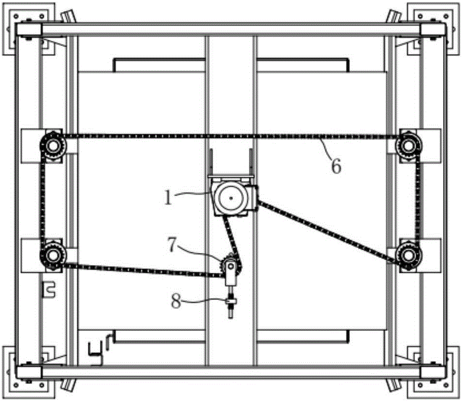 Pallet stacking and separating mechanism