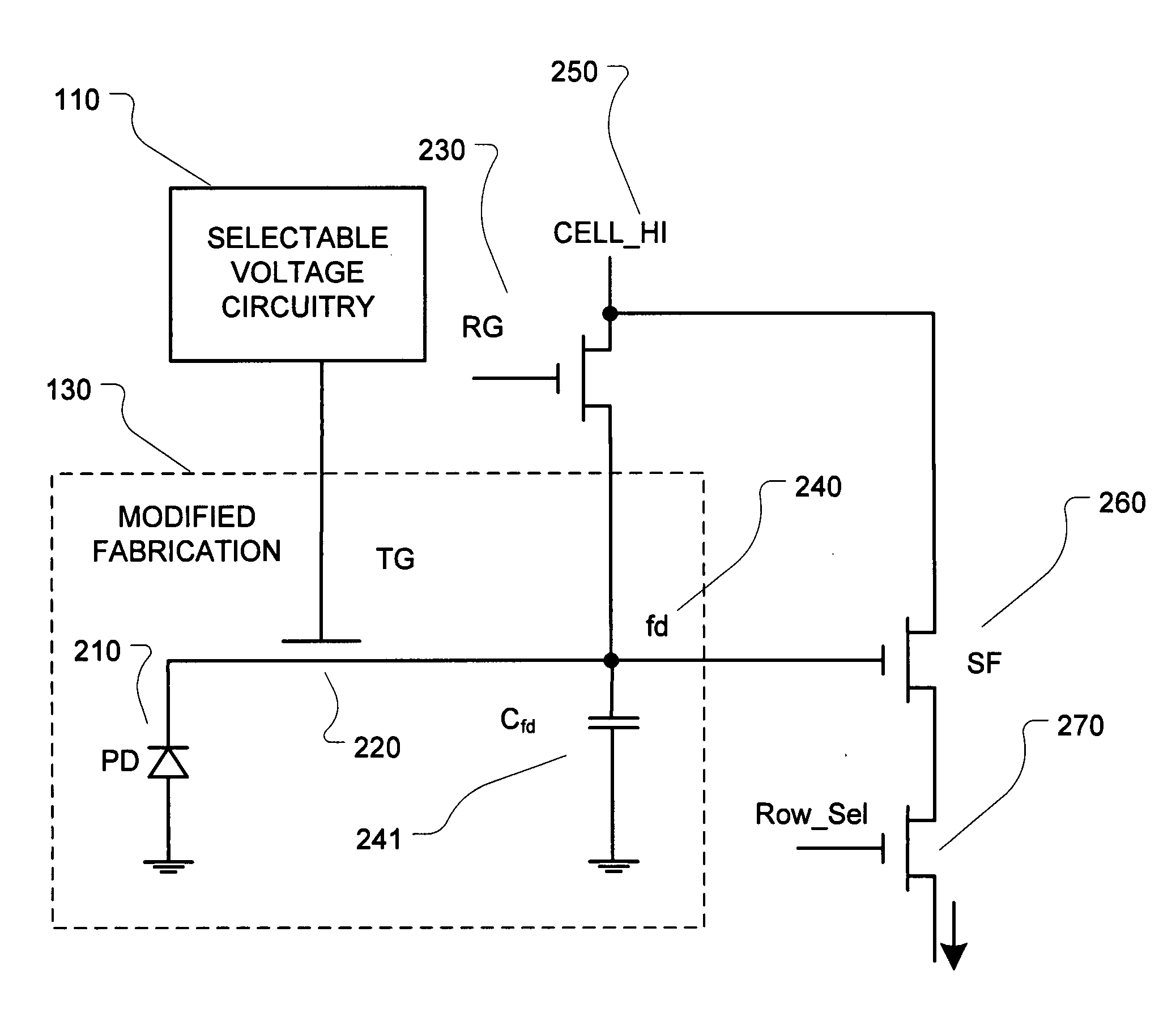 Method and apparatus for removing electrons from CMOS sensor photodetectors