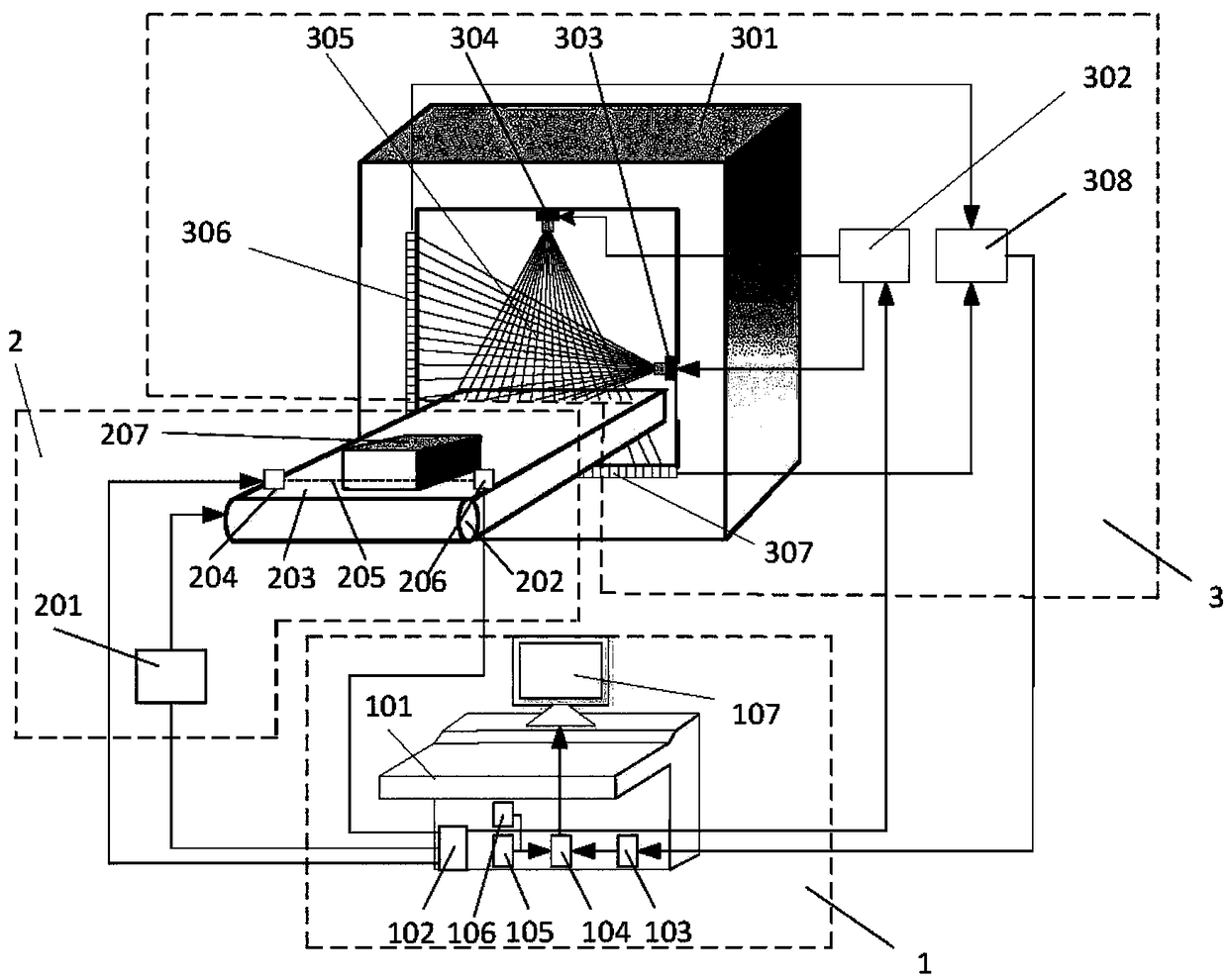 Neural network reconstruction tomography method of dual-viewing angle X-ray security check system