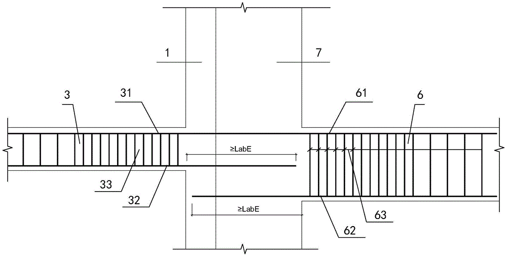 A frame hollow core tube structural system of a high-rise building