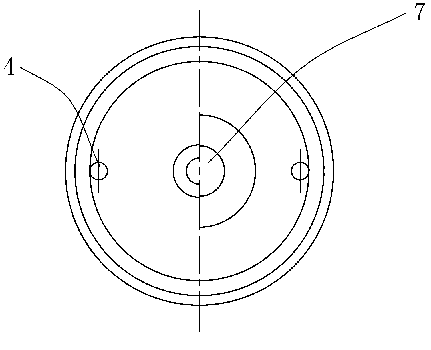 Funnel-shaped digestion tube plug body