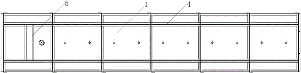 Split type dry methane fermentation equipment and mounting method thereof