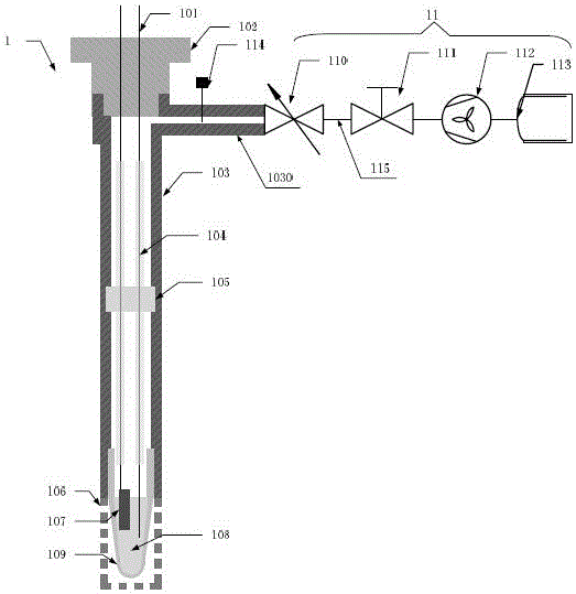 An apparatus and system for controlling the oxygen concentration in a liquid LBE/Pb coolant