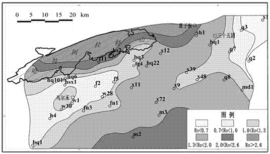 Determination method and structural model of source rocks in complex piedmont effective source rocks