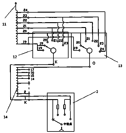 Intelligent adjusting device and method for power grid