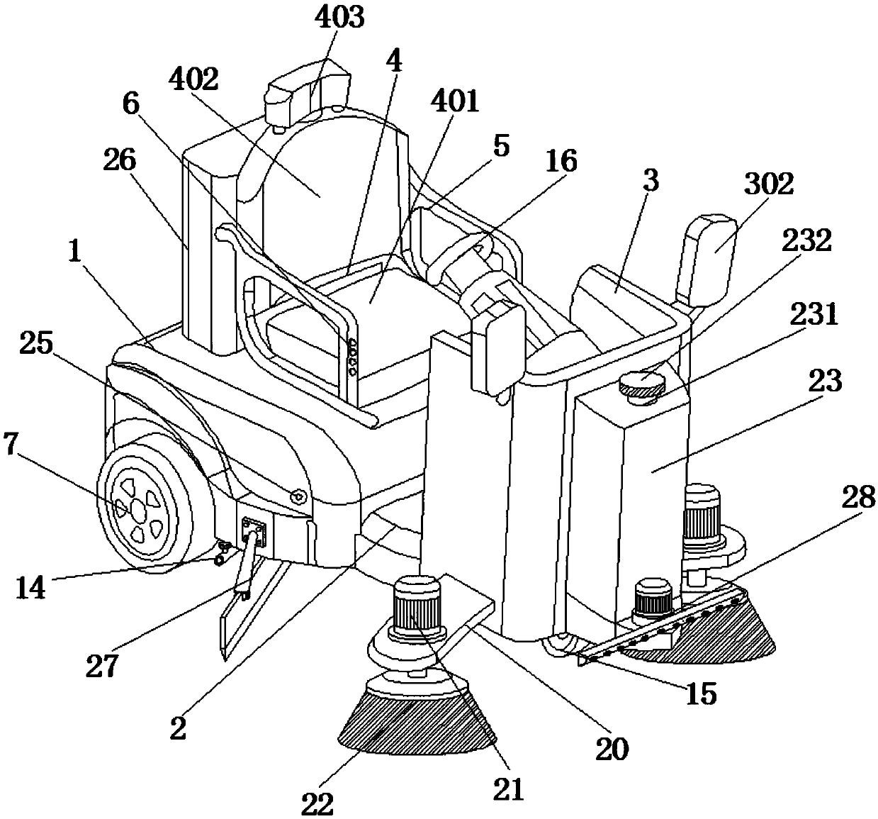 High-efficiency wet type dust cleaning device for oil pressing mill