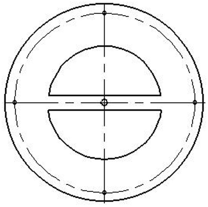 Stirring device connecting flange grinding tool and method