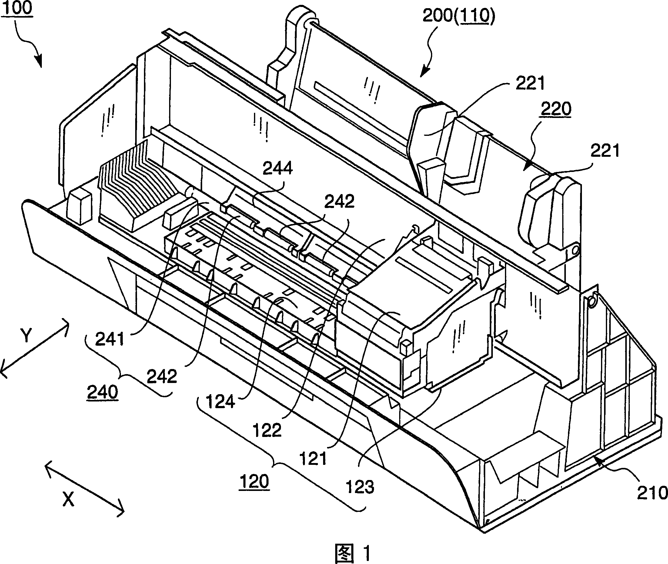 Material feeding device, recording device and liquid injecting device