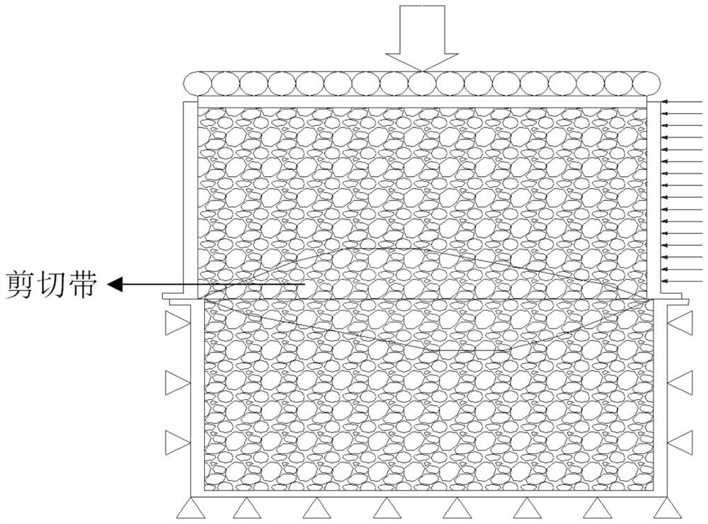 Bulk solid shear characteristic evolution law research method based on image recognition