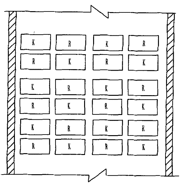 Lime calcining method and star-shaped kiln device