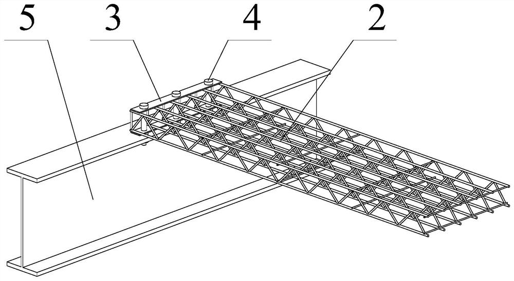 Fabrication construction method for fabricated floor slab