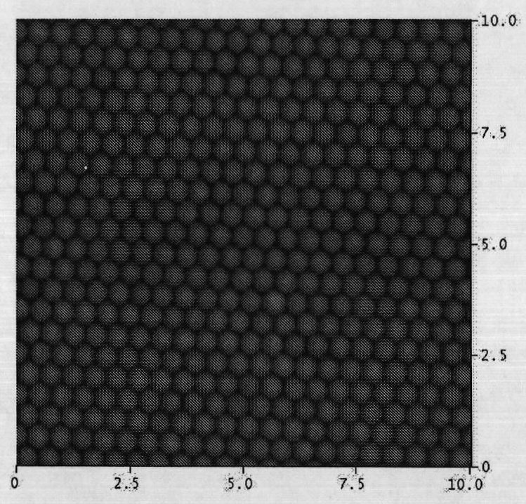 Method for preparing nanometer patterning bipolymer brush