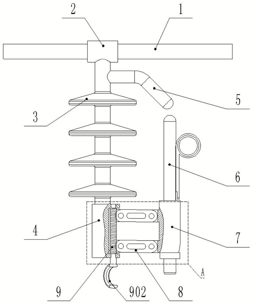 Lightning protection system of distribution line